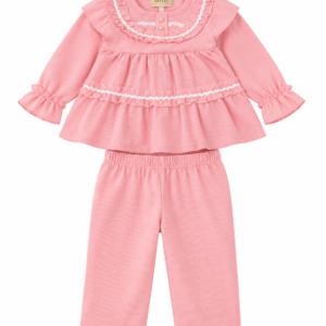 Baby Pink Frock Suit