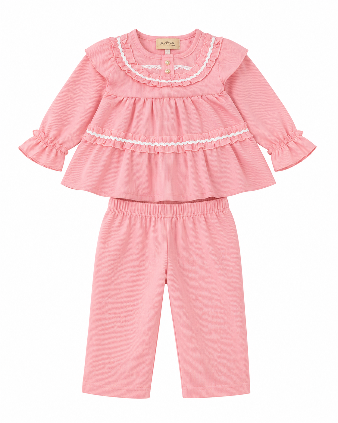 Baby Pink Frock Suit