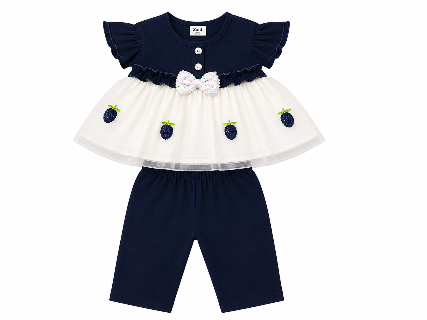 Blueberry Baby Frock Suit