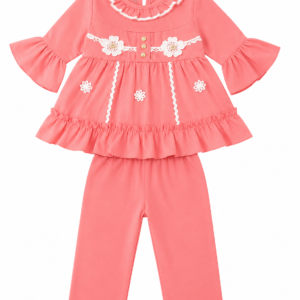 Coral Pink Frock Suit