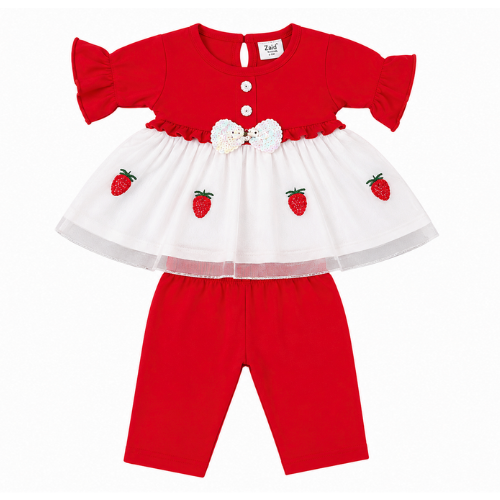 Strawberry Delight Frock Suit