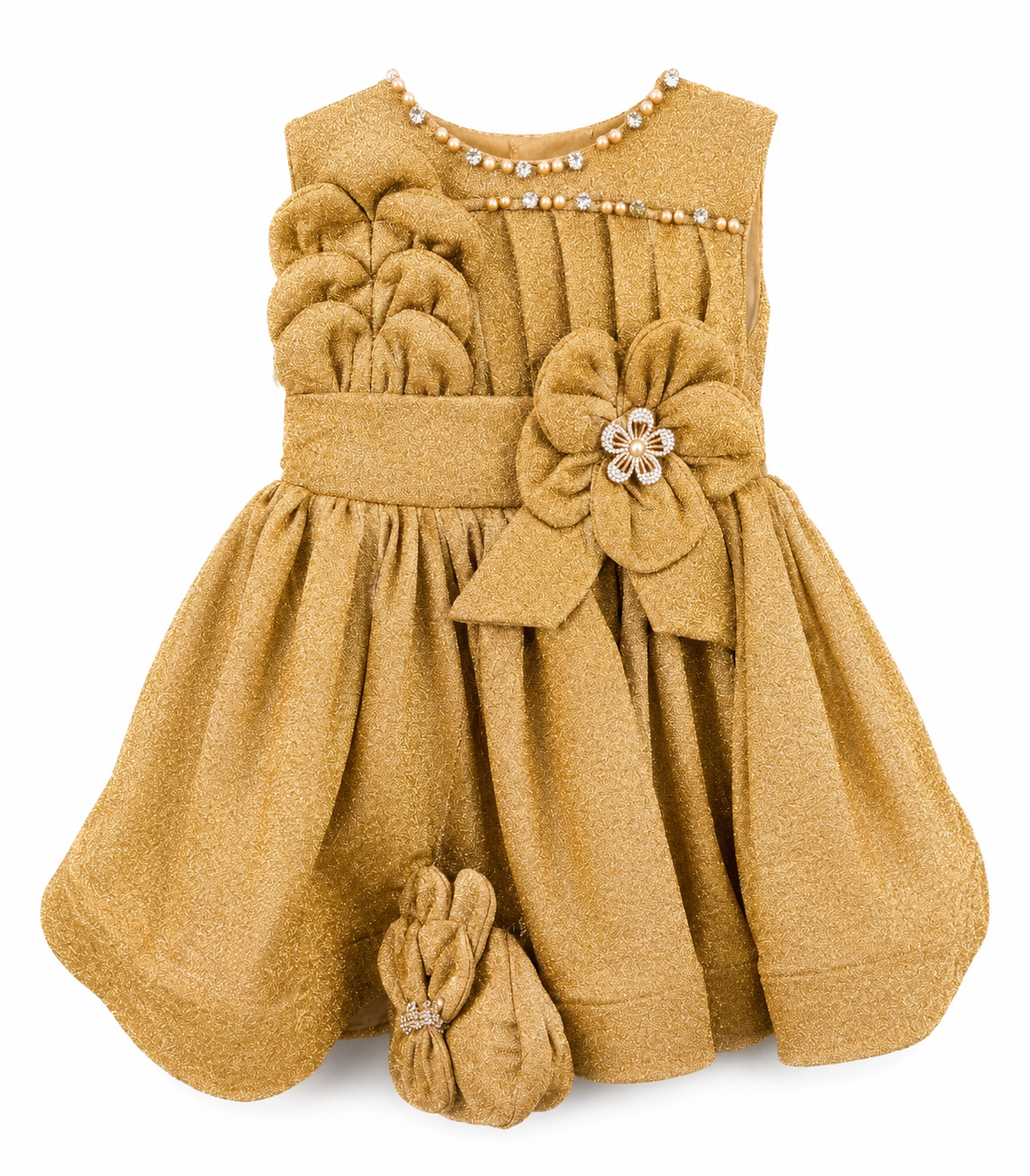 Golden Mustard Fancy Frock Suit