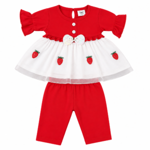 Strawberry Delight Frock Suit